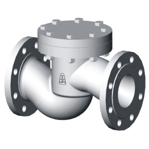 Valvola di ritegno a disco - C09 - ARAKO spol. s r.o - a fungo / per acqua / con doppia flangia