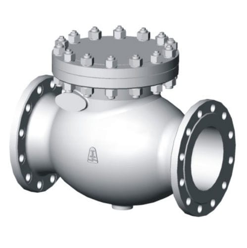 Valvola di ritegno a battente - L30 - ARAKO spol. s r.o - per acqua / di gas / con flangia
