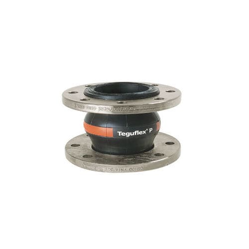 Compensatore di dilatazione in gomma - TEGUFLEX® P - Trelleborg Expansion Joints - rotondo / con flangia / per acqua
