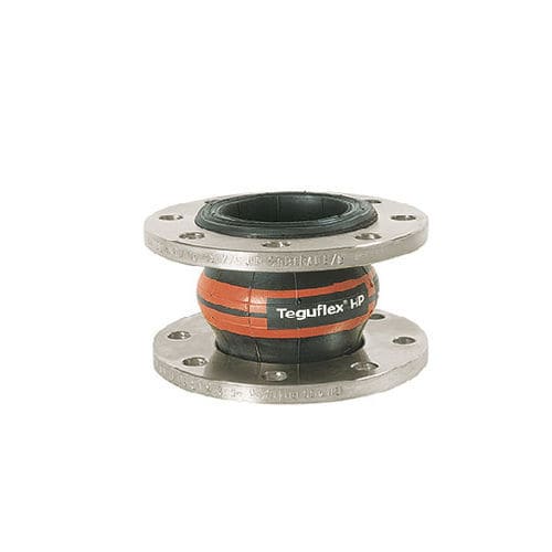 Compensatore di dilatazione in gomma - TEGUFLEX® W HP - Trelleborg Expansion Joints - rotondo / con flangia / per acqua