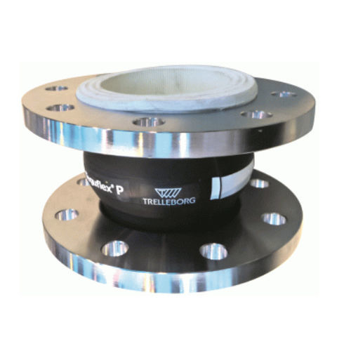 Compensatore di dilatazione in gomma - TEGUFLEX® P - Trelleborg Expansion Joints - rotondo / con flangia / per l'industria agroalimentare
