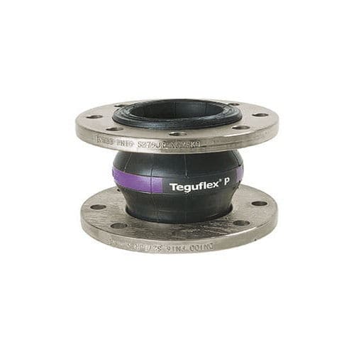 Compensatore di dilatazione in gomma - TEGUFLEX® P - Trelleborg Expansion Joints - rotondo / con flangia / per l'industria chimica