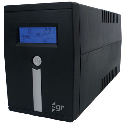 UPS line-interactive - ZGR OPTIME series - Zigor - monofase / con display LCD / compatto
