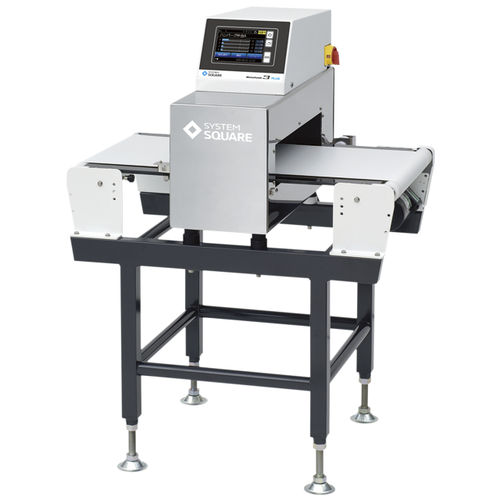Rilevatore di metalli a tunnel - SD3P-45 series - SYSTEM SQUARE Inc. - con trasportatore / per l'industria agroalimentare