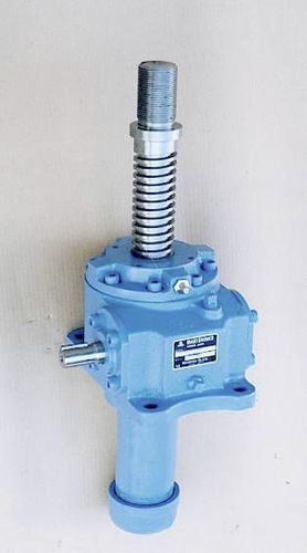 Martinetto meccanico a vite trapezia - JA series - Makishinko Co., Ltd. - con dadi di sicurezza / in ghisa / in alluminio