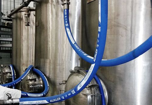 Tubo flessibile per il settore alimentare - ALIKLER G2 - Trelleborg Industrial Hose - per alcool / per bevande / per vino