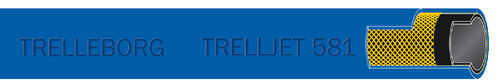 Tubo flessibile per prodotti alimentari - TRELLJET 581  - Trelleborg Industrial Hose - in gomma / ad alta pressione / per alte temperature