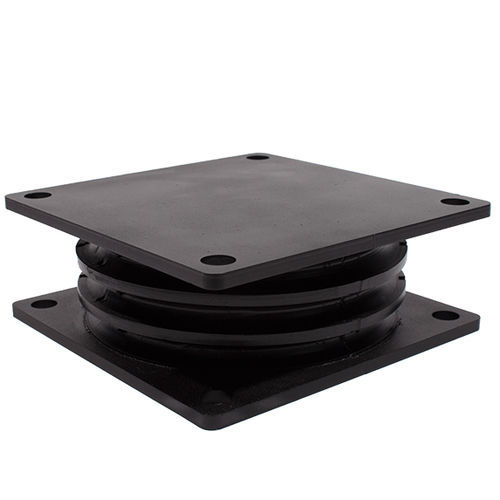 Supporto antivibrazione rettangolare - BR 3,00 series - Trelleborg Antivibration Solutions - in acciaio / in gomma