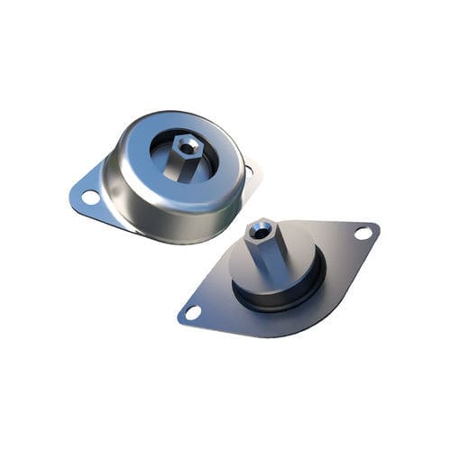 Supporto antivibrazione cilindrico - VT series - Trelleborg Antivibration Solutions - in gomma / per motore / per armadio