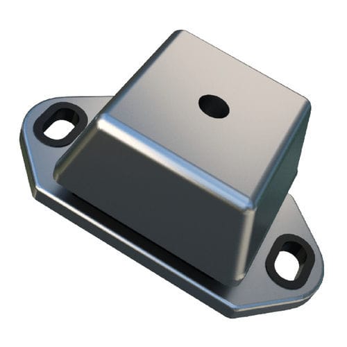Supporto antivibrazione rettangolare - Cushyfloat HT - Trelleborg Antivibration Solutions - in gomma / marino