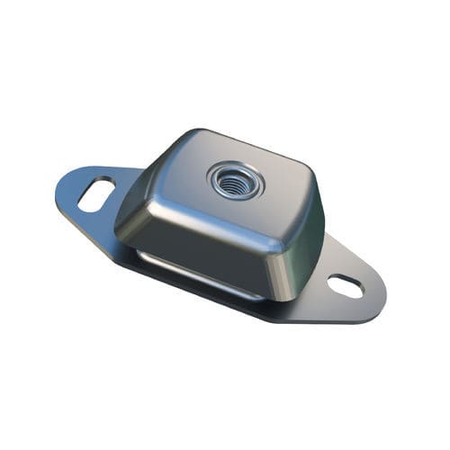 Supporto antivibrazione rettangolare - Cushyfloat  - Trelleborg Antivibration Solutions - in metallo / in gomma / per pompa