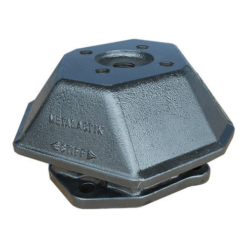 Supporto antivibrazione rettangolare - Cushymount K - Trelleborg Antivibration Solutions - in metallo / per motore