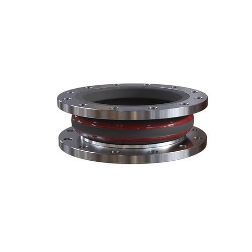 Giunto di dilatazione in gomma - ERV Rotex - Trelleborg Antivibration Solutions - in acciaio / PTFE / rotondo