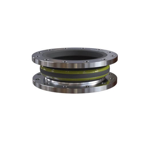 Giunto di dilatazione in gomma - ERV Yellowsteel  - Trelleborg Antivibration Solutions - in acciaio / PTFE / rotondo
