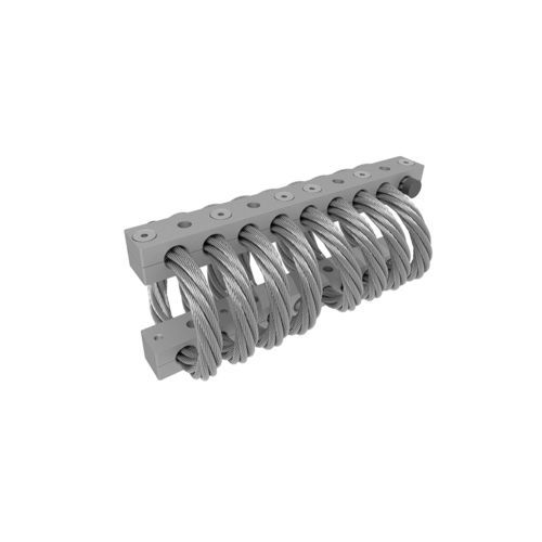 Supporto antivibrazione arrotondato - WRI - Trelleborg Antivibration Solutions - in acciaio inossidabile / in filo metallico / in corda