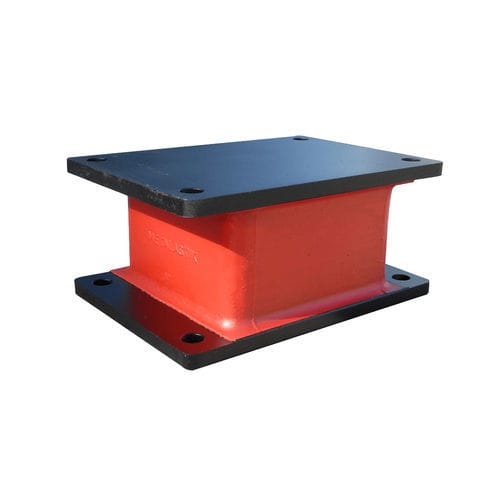 Supporto antivibrazione rettangolare - Sandwich  - Trelleborg Antivibration Solutions - in gomma / marino / per attrezzature pesanti