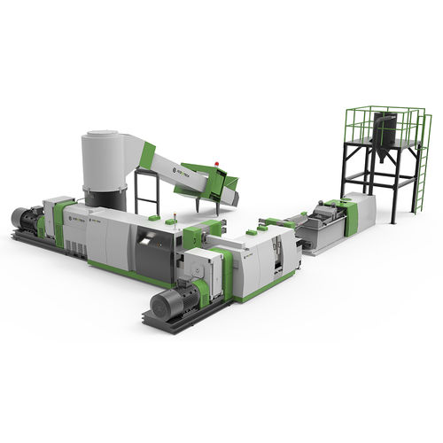 Granulatore immerso in acqua - ACSS - Aceretech - frontale ad anello d'acqua / con taglio frontale raffreddato ad aria / per materie plastiche