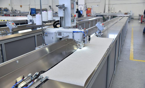 Macchina da cucire per tessuti - SM-100-CA - SolarEdge Automation Machines S.p.A. - per tappezzeria / per tessuti pesanti / fissa