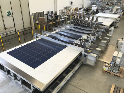 Macchina saldatrice automatica - SM-370-HA - SolarEdge Automation Machines S.p.A. - per tessuti / per PVC / 2 assi