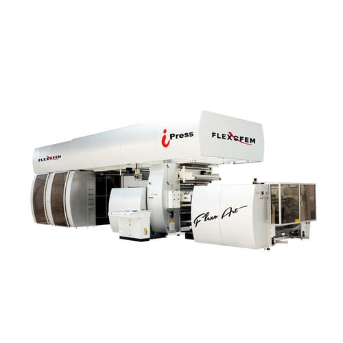 Macchina da stampa flessografica a tamburo centrale - iPress - Flexofem srl - a 8 colori / a 10 colori
