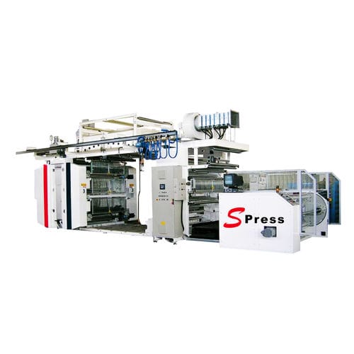 Macchina da stampa flessografica stack - sPress - Flexofem srl - a 8 colori / a 6 colori / a 2 colori
