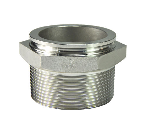 Nipplo in acciaio inossidabile - LUXECASTING INTERNATIONAL GROUP - in ottone / filettato / esagonale
