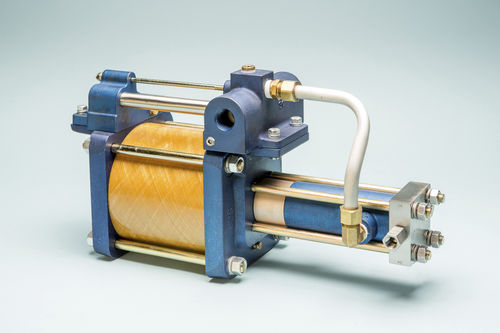 Booster di gas - GB - GLOBE Airmotors, Test Equipment & Motion Control - a pistone / senza olio / con raffreddamento ad aria
