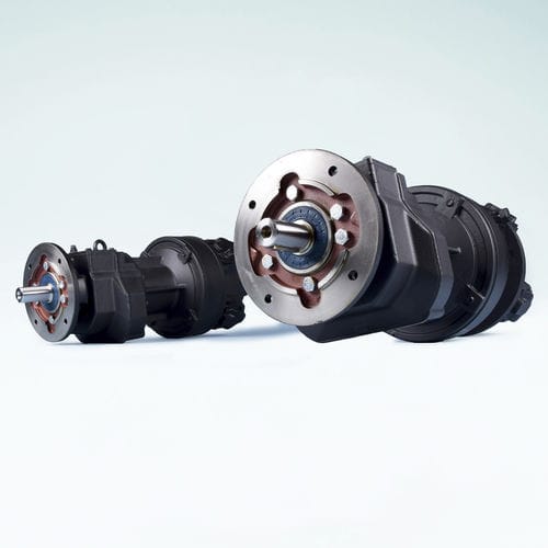 Motore pneumatico a pistoni radiali - GLOBE Airmotors, Test Equipment & Motion Control - per applicazioni pesanti / ATEX / con riduttore