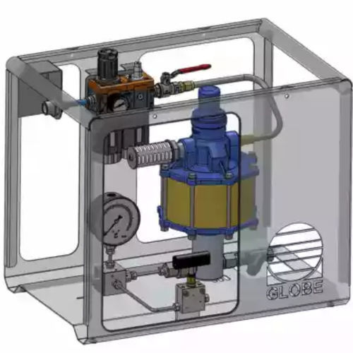 Centralina idraulica per applicazioni ad alta pressione - APU SC10-6 series - GLOBE Airmotors, Test Equipment & Motion Control - con motore pneumatico / per macchina di prova / di valvola