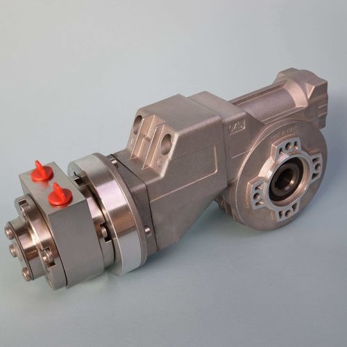 Motore pneumatico con riduttore con vite senza fine - VS4DW63FG7 - GLOBE Airmotors, Test Equipment & Motion Control - a paletta / per applicazioni pesanti / standard