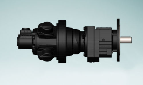 Motore pneumatico a pistoni radiali - RM610 series - GLOBE Airmotors, Test Equipment & Motion Control - lubrificato / con riduttore / per coppia elevata