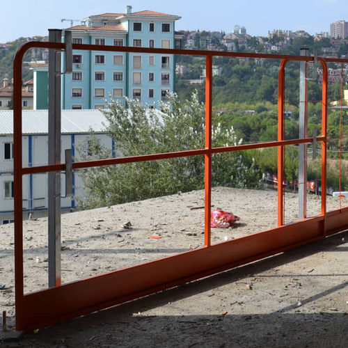 Barriera di sicurezza - Bayrakcı İnşaat Metal San. Tic. Ltd. Şti. - fissa / in metallo / modulare