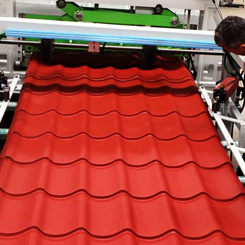 Linea di produzione per profilati - DMMET GROUP - per lamiere / per pezzi metallici / di tegole ondulate in PVC