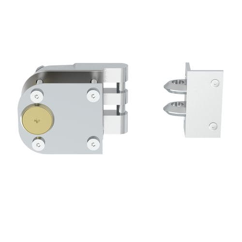 Serratura a chiavistello - KKCK-GL-TGLCK-SET - Ningbo Vichnet Technology Co., Ltd - per porta / in acciaio inossidabile
