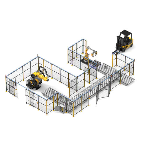 Divisorio da officina - Ningbo Vichnet Technology Co., Ltd - per stoccaggio / di protezione del perimetro / di protezione macchina