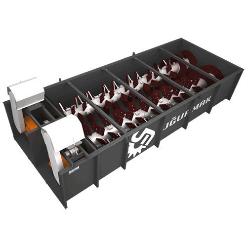 Mulino di pietre - UPY series - Uğurmak Crushing and Screening Plants - a balestra / orizzontale / doppio