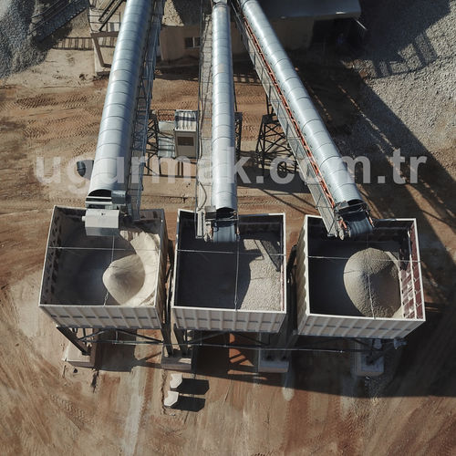 Tramoggia di stoccaggio - USB series - Uğurmak Crushing and Screening Plants - per calcestruzzo / a sabbia / per macchinari di estrazione mineraria