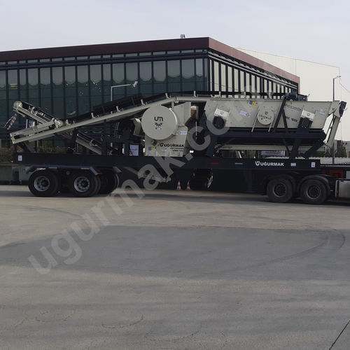 Gruppo di frantumazione e setacciatura a ganascia - SKE - Uğurmak Crushing and Screening Plants - mobile / secondario