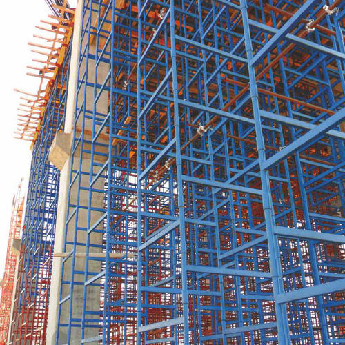 Ponteggio a torre fisso - H-TOWER - OZLER FORMWORK AND SCAFFOLDING SYSTEMS - per facciata / modulare