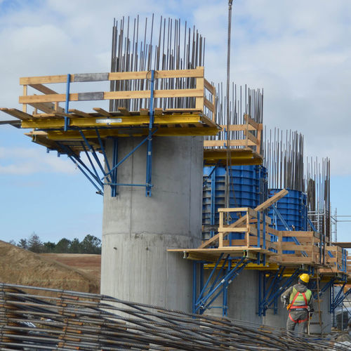 Cassaforma a ripresa - OCF - OZLER FORMWORK AND SCAFFOLDING SYSTEMS - per getti contro terra / di pareti / per pilastri
