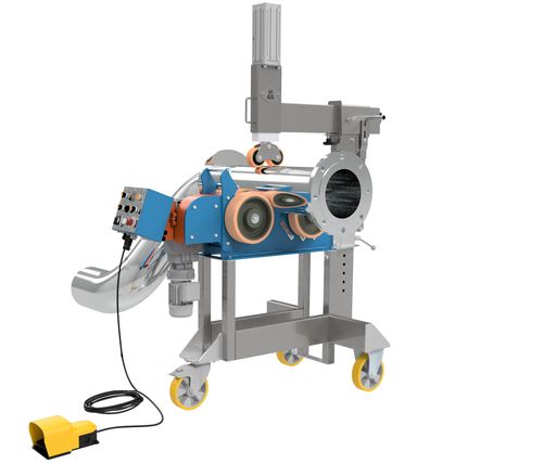 Posizionatore per saldatura per tubi - TR Machinery - a rulli