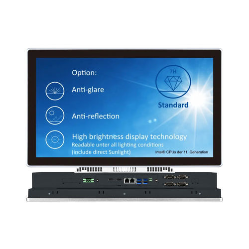 Panel PC di LCD - P series - ipc-core GmbH u. Co. KG - con touch screen capacitativo / 15" / 21,5"