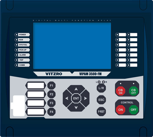Relè di protezione con dispersione a terra - VIPAM3500 - VitzroEM Co., Ltd. - di sovratensione / di sovraintensità / contro le sottofrequenze