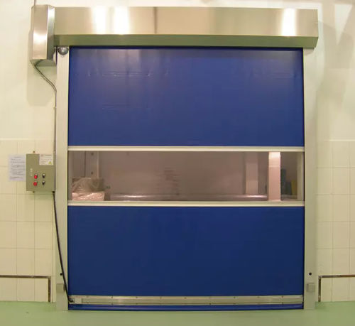 Porta ad avvolgimento - BRDECO - in tessuto / per interno / rapida