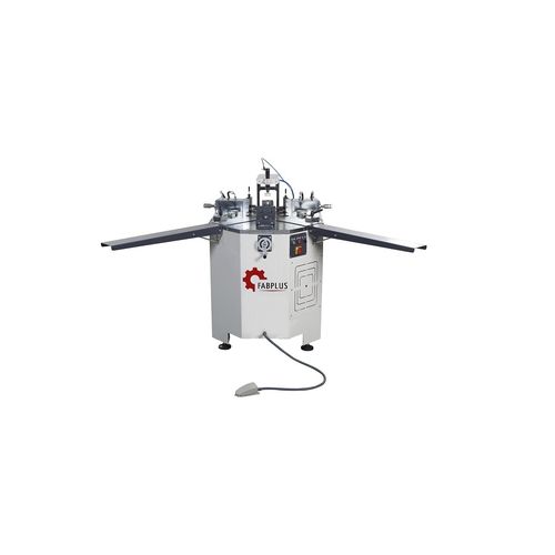 Cianfrinatrice per profilati in alluminio - Fabplus - semiautomatica / idraulica / controllata da PLC