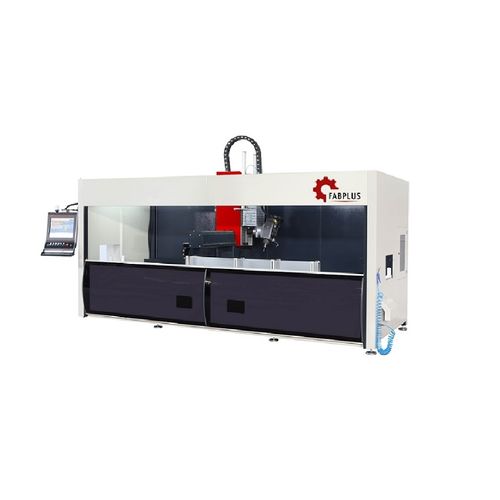 Fresatrice CNC 4 assi - Fabplus - verticale / per PVC / per alluminio