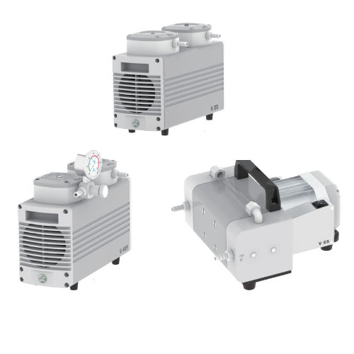 Pompa a vuoto a membrana - RV series - SHANGHAI BLUEPARD INSTRUMENTS CO.,LTD - lubrificata / bistadio / di gas