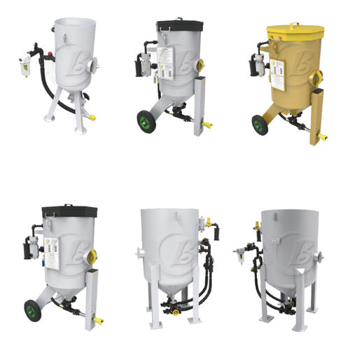 Sabbiatrice manuale - TB-4012P - Tongbao Surface Processing Equipment - a pressione / mobile / per trattamento di superficie