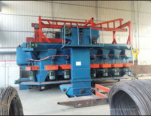 Granigliatrice per carico sospeso - TB-WD4000 - Tongbao Surface Processing Equipment - per fili / per pulizia di superficie / continua