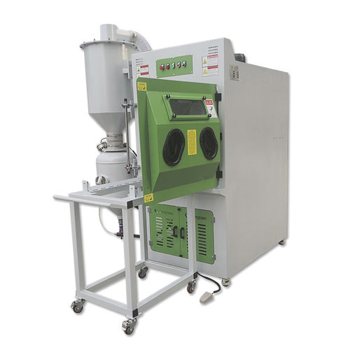 Cabina di sabbiatura a pressione - TB-PN850FT - Tongbao Surface Processing Equipment - manuale / con tavola girevole